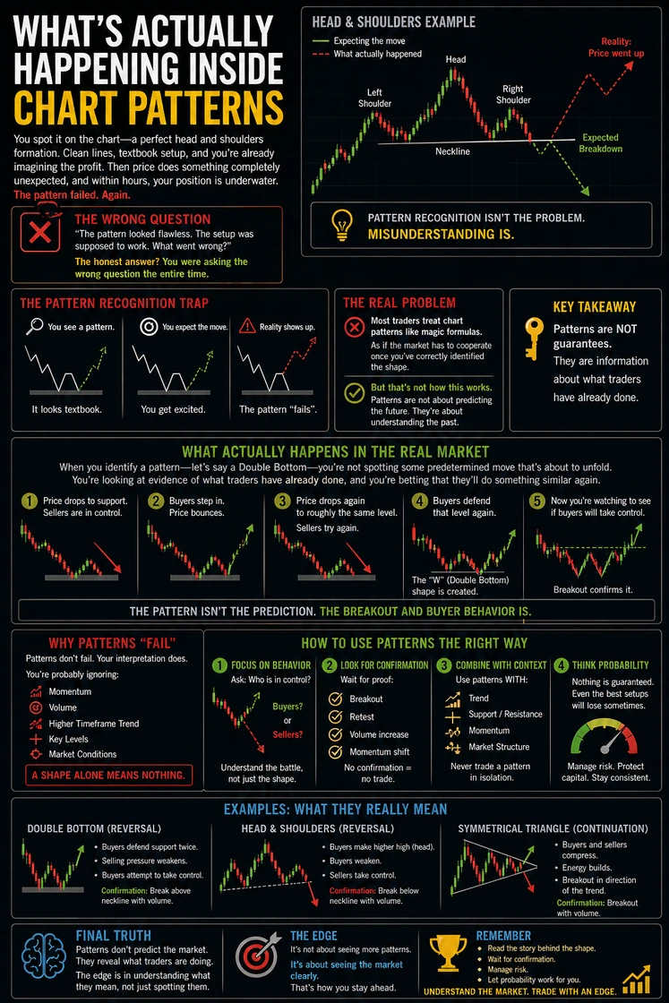 Original illustration for What's Actually Happening Inside Chart Patterns